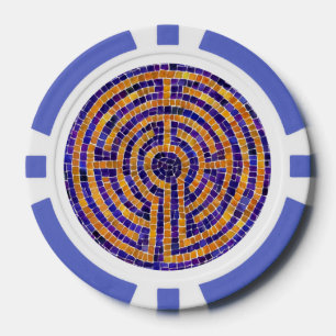 Lot De Jeton De Poker LABYRINTH MOSAIC Chips de poker