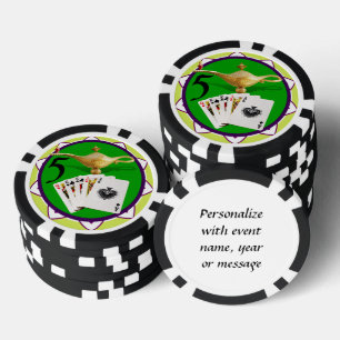 Lot De Jeton De Poker Lampe magique Las Vegas