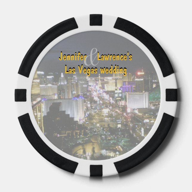 Lot De Jeton De Poker Las Vegas personnalisé (Recto)