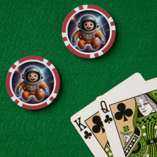 Lot De Jeton De Poker "L'aventure cosmique"
