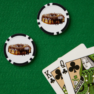 Lot De Jeton De Poker Le donut décadent de SlipperyJoe's recouvert d'une