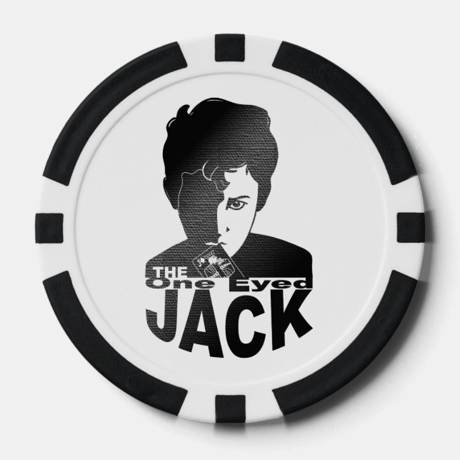 Lot De Jeton De Poker Le Jack à un oeil (Recto)