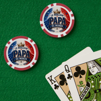 Lot De Jeton De Poker Le Meilleur Papa du Monde