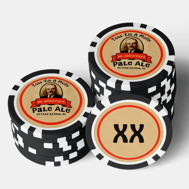 Lot De Jeton De Poker Le Pale Ale de M. Molotov (Empiler)