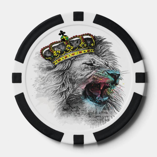 Lot De Jeton De Poker Lion DDL (Recto)