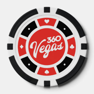Lot De Jeton De Poker Logo 360 Vegas Chip - Retour