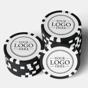 Lot De Jeton De Poker Logo d'entreprise personnalisé