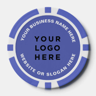 Lot De Jeton De Poker Logo et texte d'entreprise Simple Professionnel