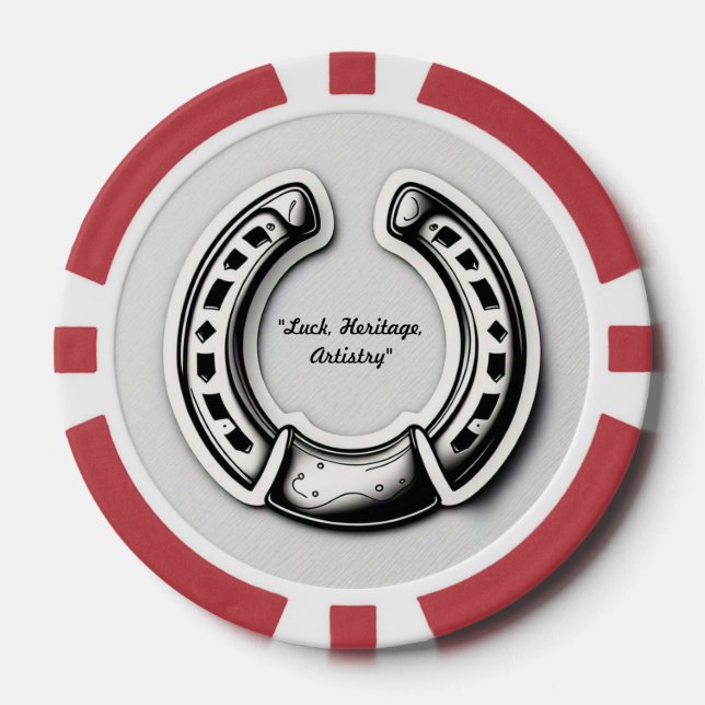 Lot De Jeton De Poker "Lucky Icon" (Recto)
