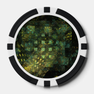 Lot De Jeton De Poker Lumières dans la ville Art Abstrait