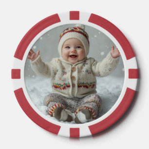 Lot De Jeton De Poker Mémoire photo personnalisée