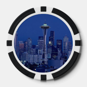 Lot De Jeton De Poker Merveilleux Seattle Washington Downtown Space Need