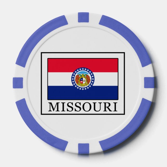Lot De Jeton De Poker Missouri (Recto)