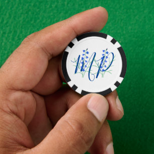 Lot De Jeton De Poker Monogramme de jacinthe des bois