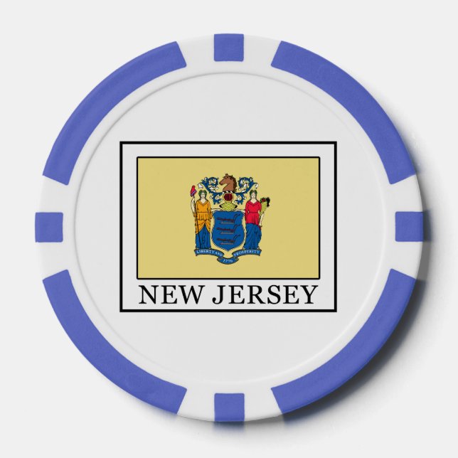 Lot De Jeton De Poker New Jersey (Recto)