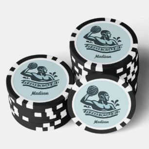 Lot De Jeton De Poker Nom personnalisé Water Polo