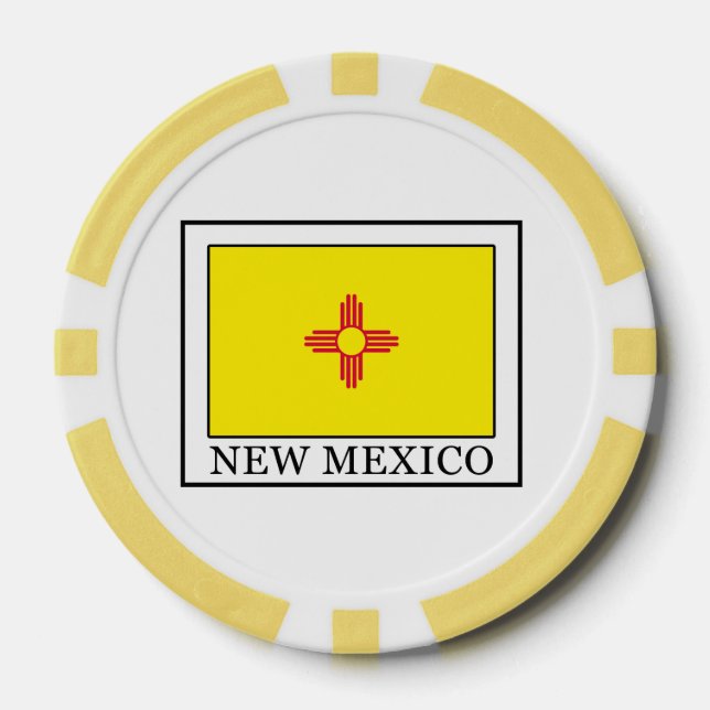 Lot De Jeton De Poker Nouveau-Mexique (Recto)
