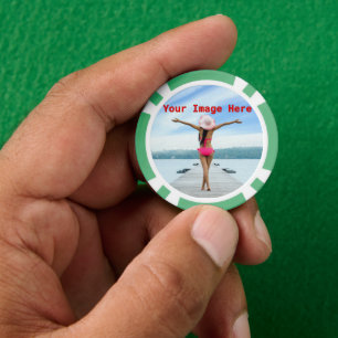 Lot De Jeton De Poker NOUVEAUTÉ ! Chips de poker - Vert - Personnalisé