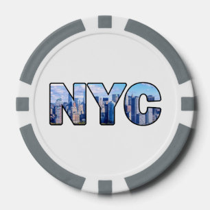 LOT DE JETON DE POKER NYC