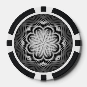 Lot De Jeton De Poker Origami Abstrait