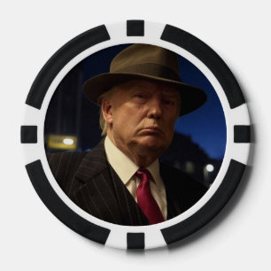 Lot De Jeton De Poker Parrain de l'Amérique Don J. Trump
