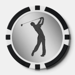 Lot De Jeton De Poker Partouzeur de golf personnalisable