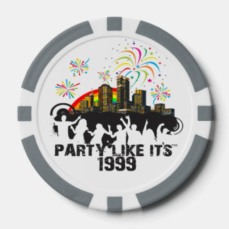 Lot De Jeton De Poker Party Like It's 1999® - Chips de poker - Design 15