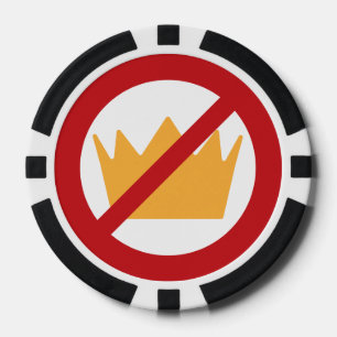 Lot De Jeton De Poker PAS DE ROIS ! Anti-Trump