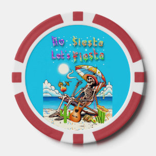 Lot De Jeton De Poker Pas de sieste Fiesta