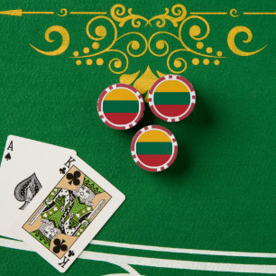 Lot De Jeton De Poker pavillon lituanien