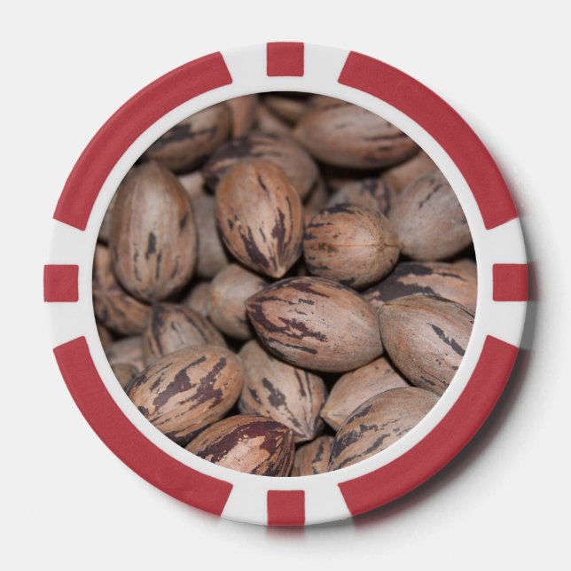Lot De Jeton De Poker Pecan (Recto)
