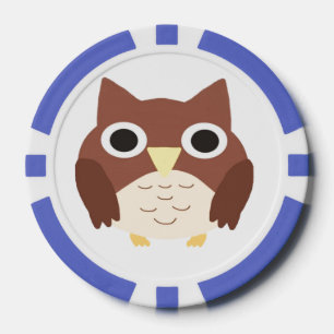Lot De Jeton De Poker peinture de hibou