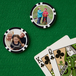 Lot De Jeton De Poker Personnalisé Double Face Deux Photos