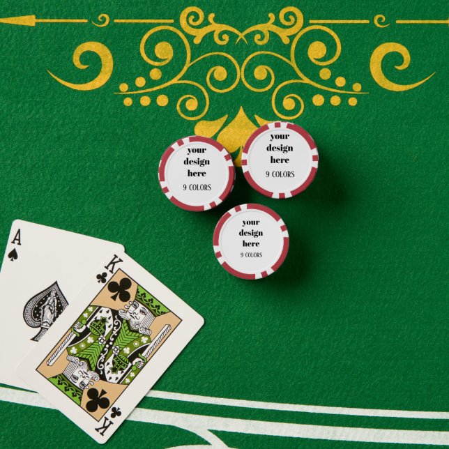 Lot De Jeton De Poker Personnaliser ou Customiser (Table de poker (pile))