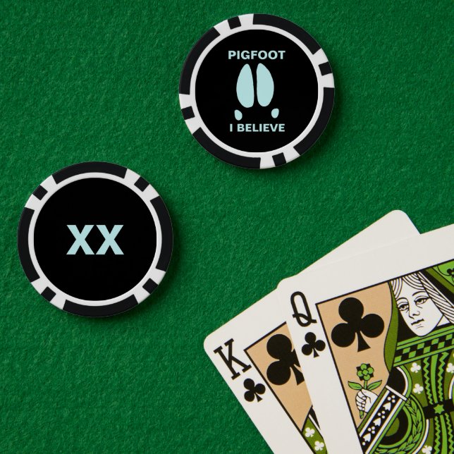 Lot De Jeton De Poker Pigfoot - Je crois (Table de poker (double))