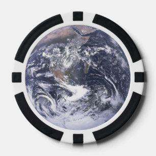 Lot De Jeton De Poker Planète Terre