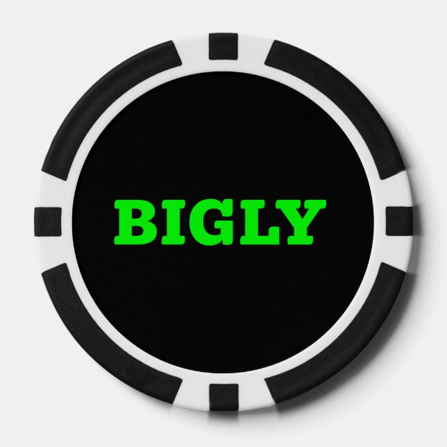 LOT DE JETON DE POKER POKER BIGLY CHIP (Recto)