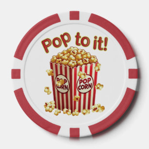 Lot De Jeton De Poker Poppin' avec Style - "Pop to it!"