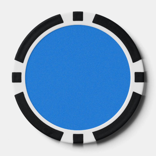 Lot De Jeton De Poker Poussière bleu azur (Recto)