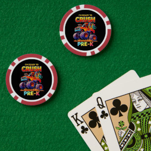 Lot De Jeton De Poker Prêt à écraser le camion monstre pré-maternelle de