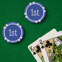 Prix du gagnant de la 1ère place bleu et blanc