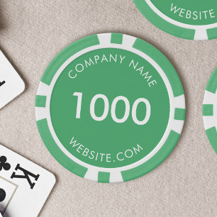 Lot De Jeton De Poker Promotion du logo d'entreprise de marque personnal