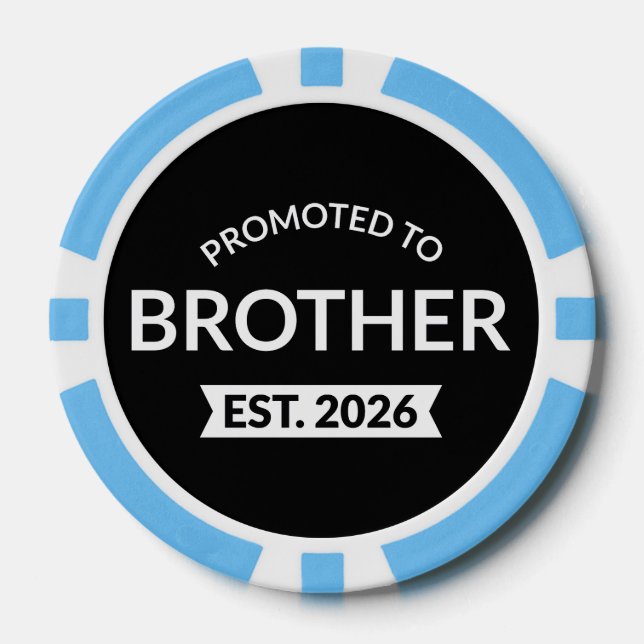 Lot De Jeton De Poker Promu À Frère Est. 2026 II (Recto)