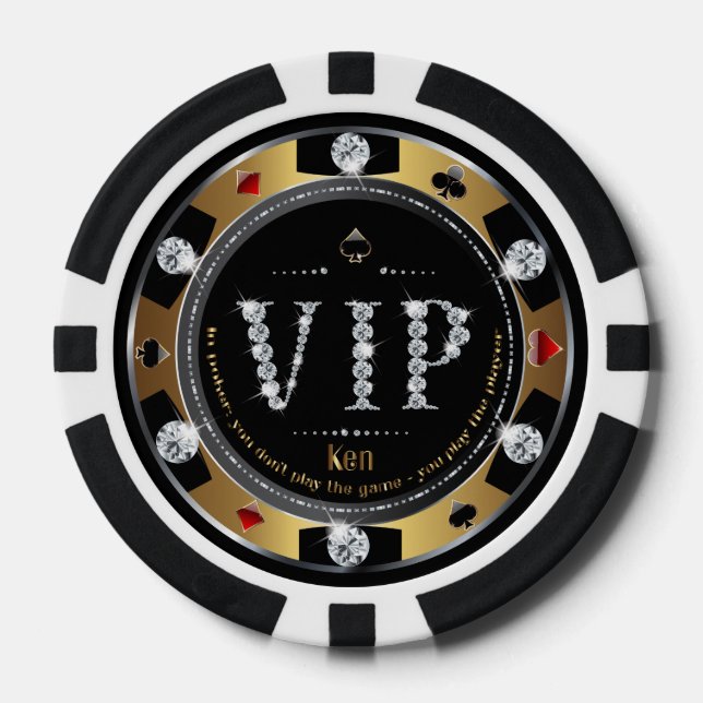 Lot De Jeton De Poker puce (Recto)