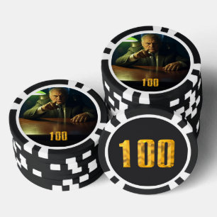 Lot De Jeton De Poker Puce de poker Boss 100 dollars