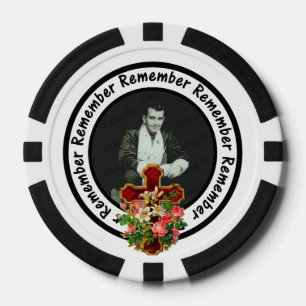 Lot De Jeton De Poker Rappelez-vous aimée Un Cercle De Frame Ajouter Vot
