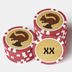 Lot De Jeton De Poker Ratatöskr, Écureuil Norois/Viking
