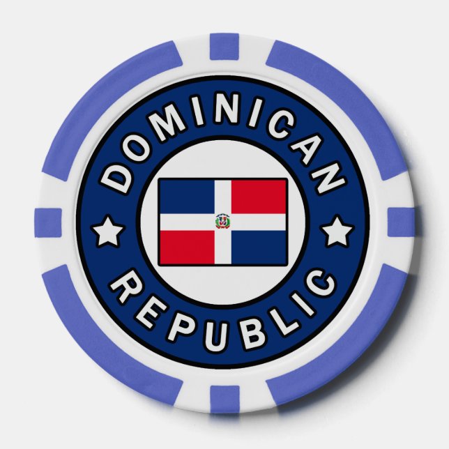 Lot De Jeton De Poker République dominicaine (Recto)