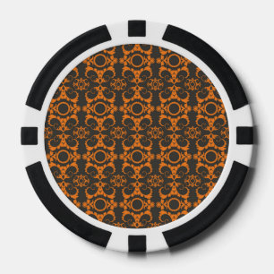 Lot De Jeton De Poker Retro Halloween