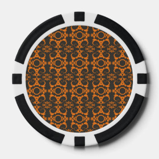 Lot De Jeton De Poker Retro Halloween